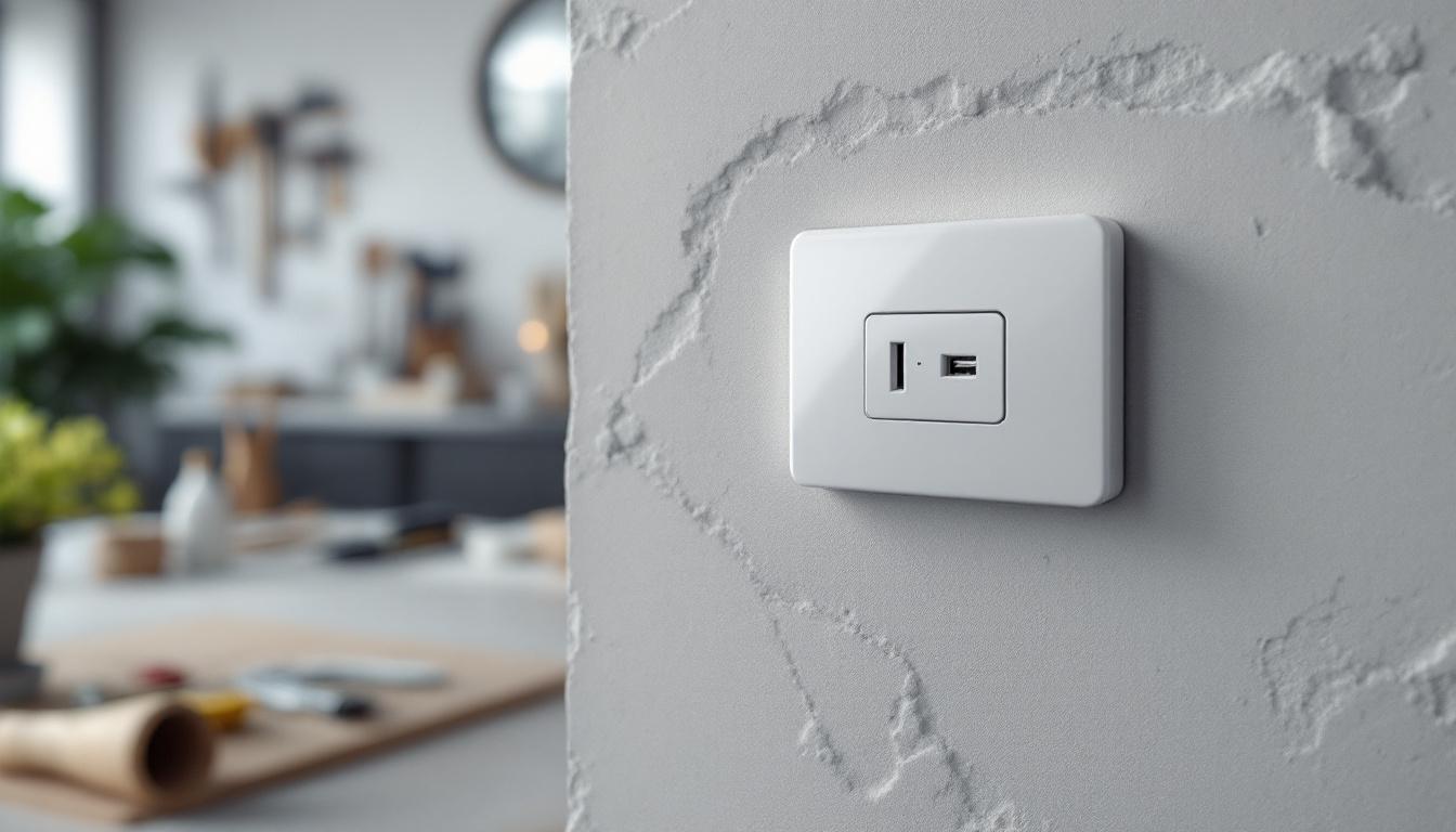 Prise électrique USB : recharge rapide et esthétique simplifiée